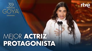 CAROLINA YUSTE recibe el GOYA a MEJOR ACTRIZ PROTAGONISTA | Premios Goya 2025