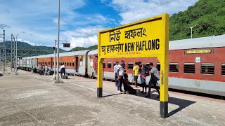 12507 TVC-Silchar ARONAI EXPRESS arriving at New Haflong