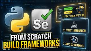 Build Selenium Python Framework from Scratch | POM Design Pattern + PyTest + Screenshots
