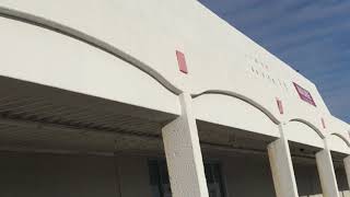 Former Eau Claire Wisconsin Big Kmart now empty for lease with a big hole in the building