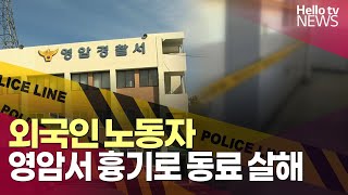 외국인 노동자, 영암서 흉기로 동료 살해ㅣ#헬로tv뉴스