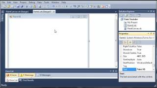 Visual Basic Tutorial 168 Paint Part 1 Custom Controls ‏