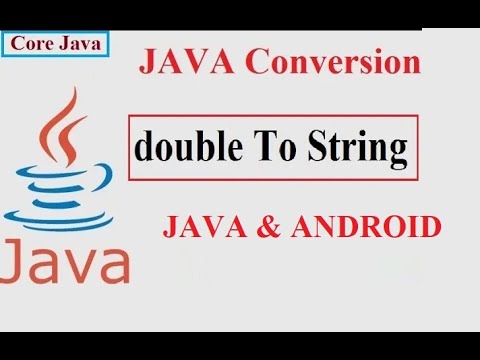 How to convert double to string in java Example How to convert double to string in java Example