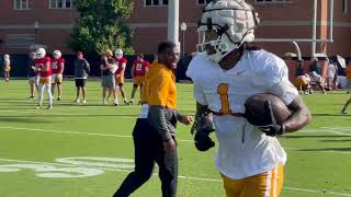 Highlights from Tennessee's ninth practice of fall camp