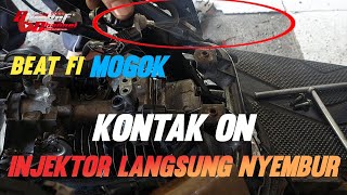 BEAT FI STATER KASAR MOGOK INJEKTOR NYEMBUR TERUS