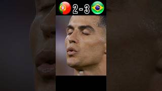 Portugal vs Brazil Imaginary FIFA World Cup Ronaldo vs Neymar #football #youtube #shorts