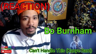 Bo Got Serious For a Moment || Bo Burnham Can't Handle This (Kanye Rant REACTION)