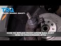 How to Replace Front Lower Ball Joint 2006-10 Volkswagen Jetta