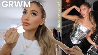 GRWM FOR AN INFLUENCER EVENT IN NYC *hair, makeup & outfit*