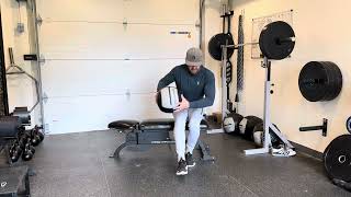 KB/ MB SL Squat to Bench with Chop