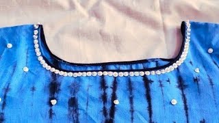 Beautiful boat Neck Embroidery Designs|Beaded Designs|कढ़ाई डिज़ाइन|