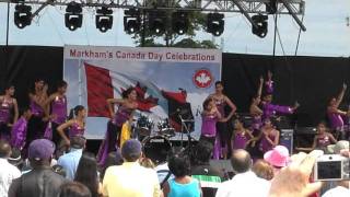 Markham's Canada Day 2011 Celebration Appearance By Shiamak on Bollywood Song Saadi Gali &  Kajrare