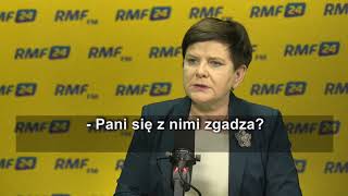 Beata Szydło o słowach „należało nam się”