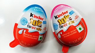 Blue Kinder Joy Vs Pink Kinder Joy !