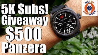 Subscriber Giveaway! $500 Aussie Panzera Aquamarine 45