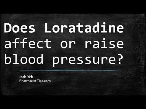 Can allergy medicine affect blood pressure?