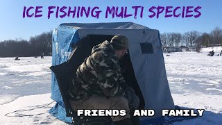 Ice Fishing Multi Species ( a little UW footage)