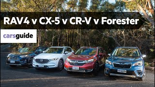 Honda CR-V vs Mazda CX-5 vs Toyota RAV4 vs Subaru Forester 2019 review