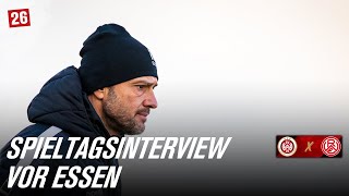 SPIELTAGSINTERVIEW vor SV Wehen Wiesbaden vs. Rot-Weiss Essen  | 3. Liga | 24. Spieltag