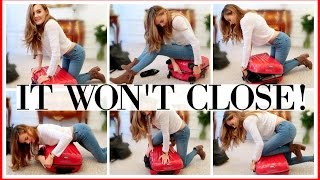 MY SUITCASE WON'T CLOSE | VLOGMAS #14