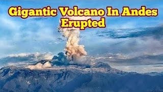 Nevado del Ruiz Volcano Erupted In Columbia, Andes Mountain Range , Indo-Pacific Ring Of Fire