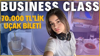 70.000 TL BUSINESS CLASS İSTANBUL-DUBAİ  UÇUŞU #vlog