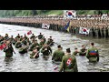 Brutal South Korean Ambush! North Korean Troops Helpless When Surrounded on Russian River