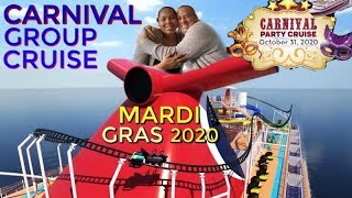 CARNIVAL MARDI GRAS GROUP CRUISE! 2020 😎