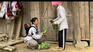 17 year old single mother goes to the forest to find food - Duong Thi Hoa #lytieuca #lythica