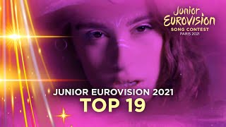Junior Eurovision 2021: TOP 19 (So far + 🇦🇲)