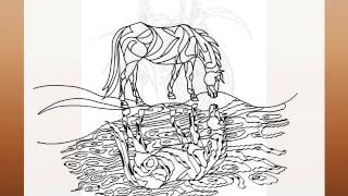 Book Trailer for An Adult Coloring Book: All Horses by Jeanette Roycraft