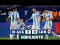 Argentina vs Canada 2-0- All Goals & Highlights - Copa America 2024 Messi Goal