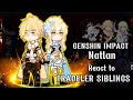 Natlan react to Traveler siblings ‖Aether ~Lumine‖Genshin impact ‖GL‖Natlan Characters