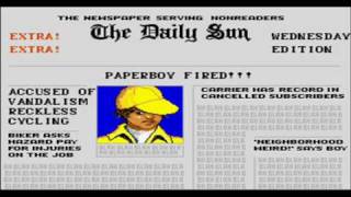 Paperboy II (Genesis) Game Over