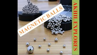 Fun Play With Magnetic Balls II Akhil Explores II