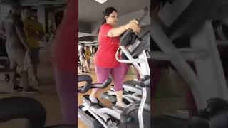#shorts Elliptical workout #cardio #gym #india