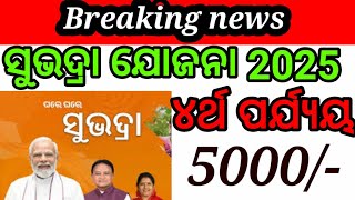 Subhadra Yojana New update, subhadra Yojana money transfer Today, subhadra Yojana scheme update