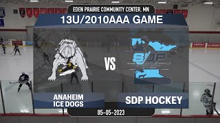 13UAAA Anaheim Ice Dogs vs SDP Hockey | Stars \u0026 Stripes AAA Tournament (05-05-2023)