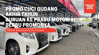 PRABU MOTOR CUCI GUDANG OBRAL RUGI MILYARAN GAK DIHITUNG