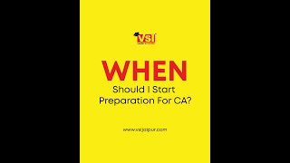 When should I start preparation for CA?