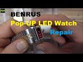 Benrus LED watch repair - Ep 100 - Vintage Digital Watches