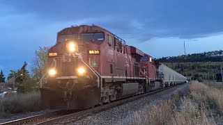 First CP 401!! Canadian Pacific Mixed West, at Brickburn