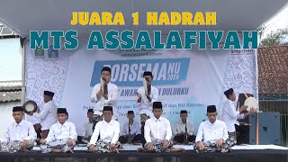 HADRAH MTS SALAFIYAH JUARA 1 PORSEMANU