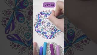 Day 26: Coloring with a limited color palette - 30 Days of Creativity