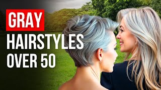 20 Best Haircuts for Gray Hair | Women 60+