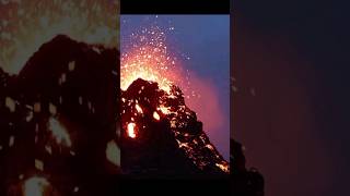 volcano eruption krakatoa lava in Indonesia live footage caught on camera #shorts #short #viral