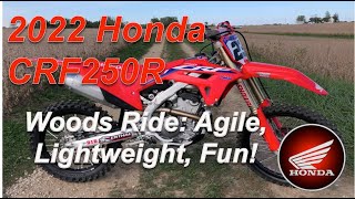 2022 Honda CRF250R Woods Ride