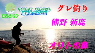 【グレ釣り】釣るんです 三重県熊野市新鹿　オリトの鼻のグレ釣り＃磯釣り＃フィッシング＃グレ＃フカセ釣り