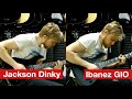 Jackson JS11 Dinky vs Ibanez GRG121DX Gio 🎸 Tone Demo