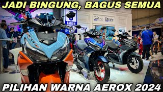 PILIHAN WARNA YAMAHA AEROX 2024 TIPE STANDARD